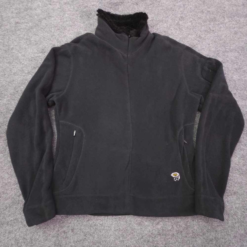 Mountain Hardwear Women's Microchill Fleece 1/2 Zip Jacket Black Size L